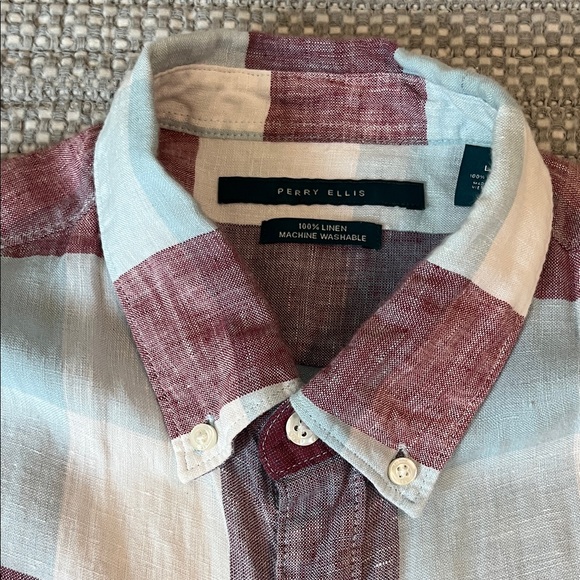 100% Linen Short Sleeve Shirt - Picture 1 of 6